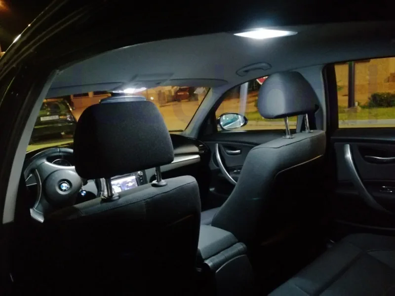 Canbus LED automobilio salono lempučių rinkinys, skirtas BMW 1 serijos, E81 E87 E82 E88 F20 F21 116i 118i 120i 125i 130i 135i M135i 2003-