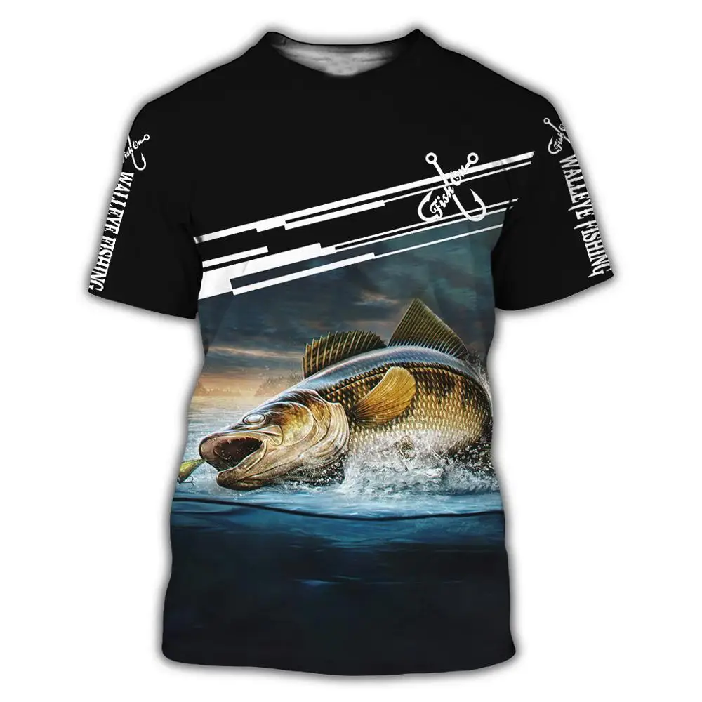 Gražių Karpių Žvejyba 3D visoje Spausdinti vyrų marškinėliai Harajuku Mados Trumpas rankovės marškinėliai vasaros streetwear Unisex marškinėlius DY114