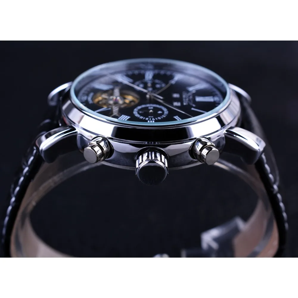 Jaragar 2017 Verslo Serijos Vyrų Ženevos Agentai James Bond Tourbillion Dizaino Vyrai Laikrodžiai Top Brand Prabangus Automatinis Laikrodis