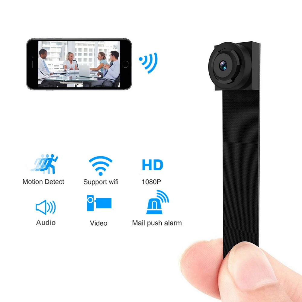 Naujas 1080P Mini Wifi Bevielio Kameros, vaizdo Įrašymo ir nuotolinio valdymo Signalizacija, El. Saugumo Kameros objektyvo sistemos dalys