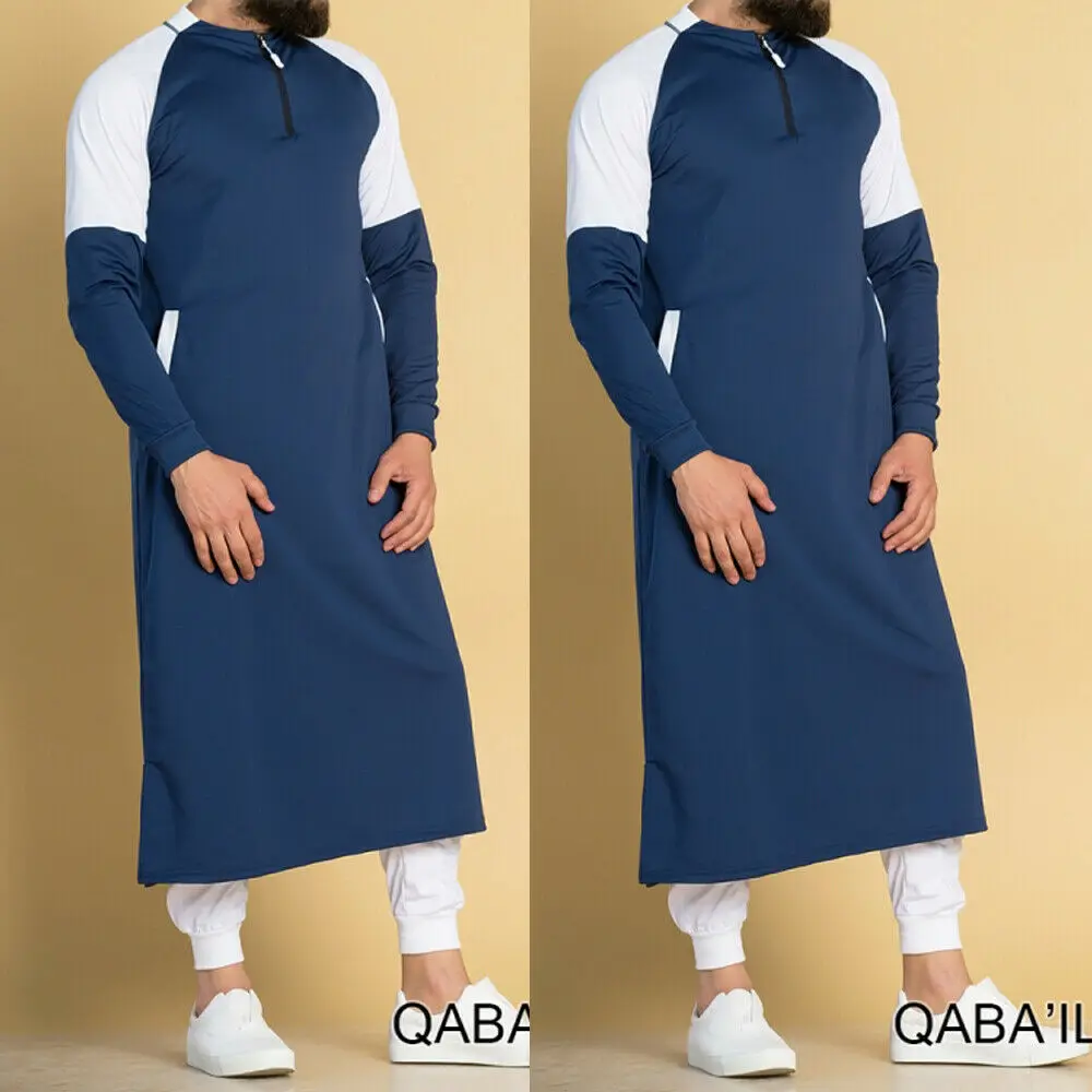 Karšto Pardavimo vyriški Thawb Artimųjų Rytų Musulmonų Arabų Islamo Skraiste Suknelė Kaftan Dubajus Maxi Thobe kaftan palaidų montavimo kaftan