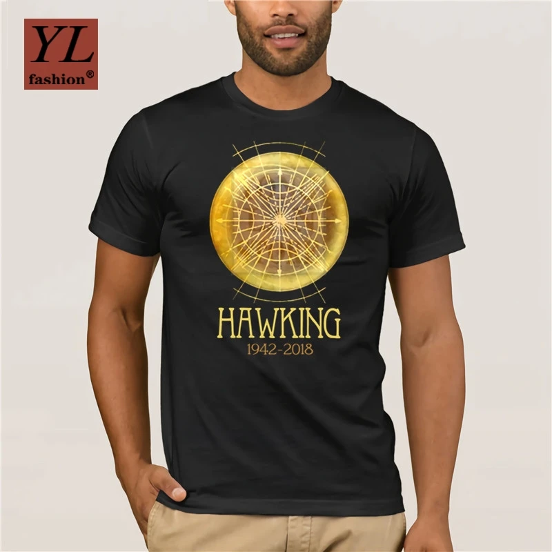 Nauja Vasaros Vyrų Atsitiktinis Spausdinti Mados T-shirt Hawking 1942 2018 Unikalus Kūrybinis Trumpas Rankovės Grafinis T Shirts