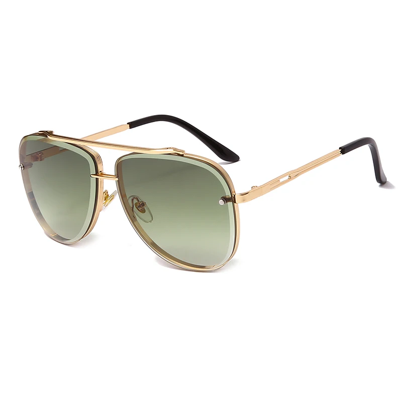 Naujas Mados Akiniai nuo saulės Prabangos Prekės ženklo Dizaineris Moterys Vyrai Derliaus Metalo Saulės akiniai Retro UV400 Atspalvių gafas de sol