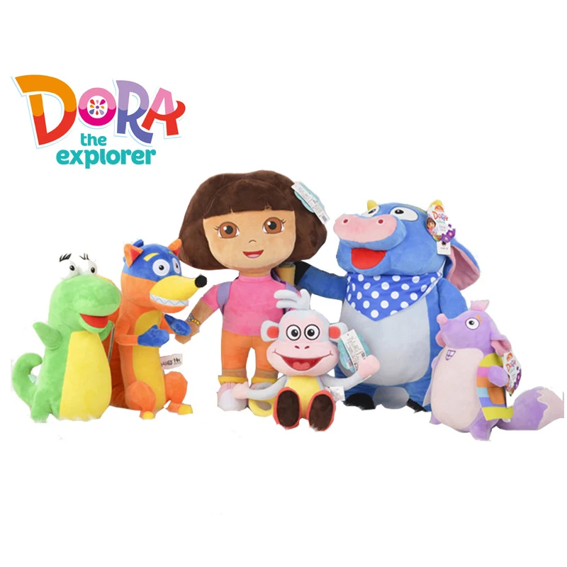 15-30cm Dora Explorer Batai Swiper Tico Isa Animacinių filmų Pliušinis Minkštas Įdaryti Lėlės Vaikų Žaislas Vaikams, Gimtadienio, Kalėdų Dovana