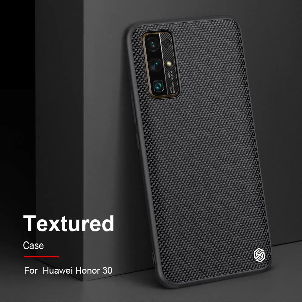 Atveju Huawei Honor 30 NILLKIN Tekstūra Nailono pluošto atveju galinio dangtelio Huawei Honor 30 patvarus, neslidus Plonas ir lengvas
