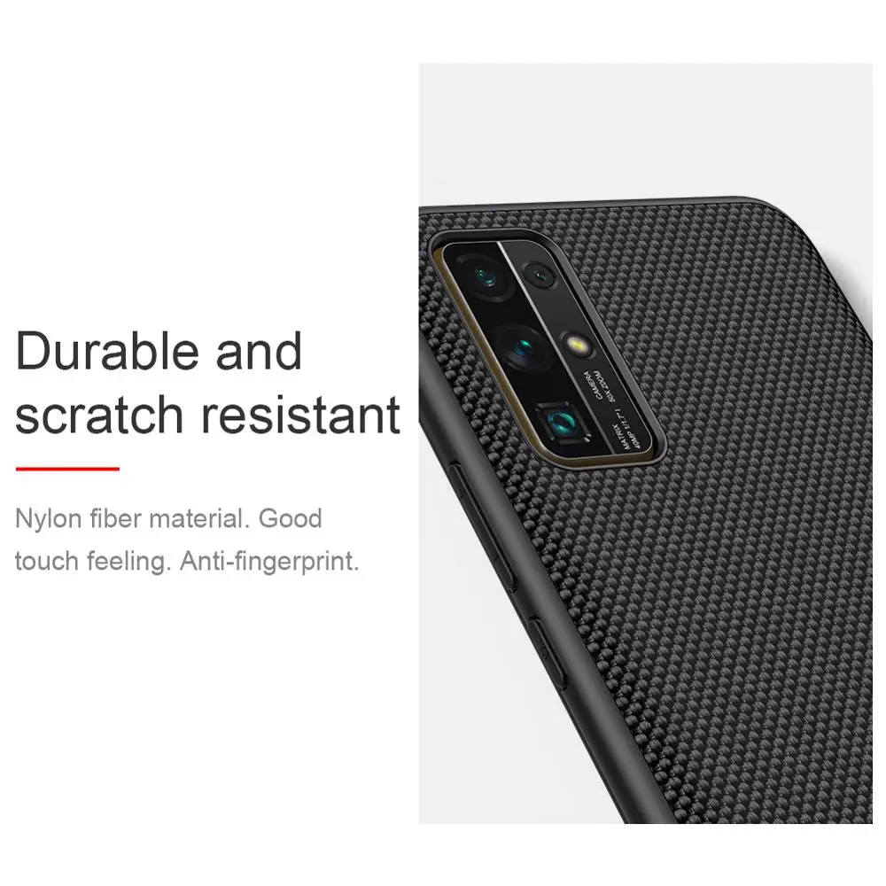 Atveju Huawei Honor 30 NILLKIN Tekstūra Nailono pluošto atveju galinio dangtelio Huawei Honor 30 patvarus, neslidus Plonas ir lengvas