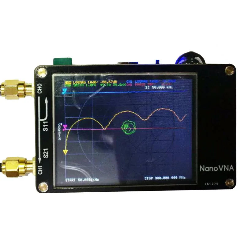 Naujas NanoVNA 2.8 colių Jutiklinis LCD HF VHF UHF UV Vektoriaus Tinklo Analizatorius 50KHz - 300MHz Antenos Analizatorius su baterija I4-001