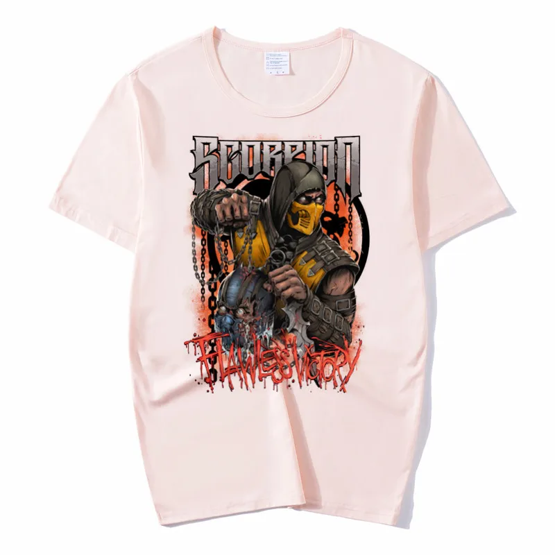 Berniukas ir Mergaitė Mortal Kombat T-shirts Vaikas Vasarą Cartoon Juokingi Marškinėliai Vaikams Harajuku Viršuje vaikiški Drabužiai