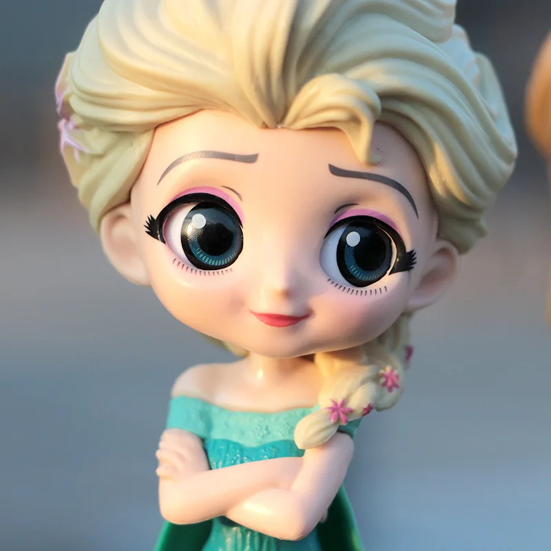 Karšto Disney Sušaldyti 2 Karalienė Elsa & Anna Pav Žaislai, Lėlės Mielas Užšaldyti PVC Anime Lėlės Pav Kolekcines Modelis Cake Deco Vaikams, Žaislai