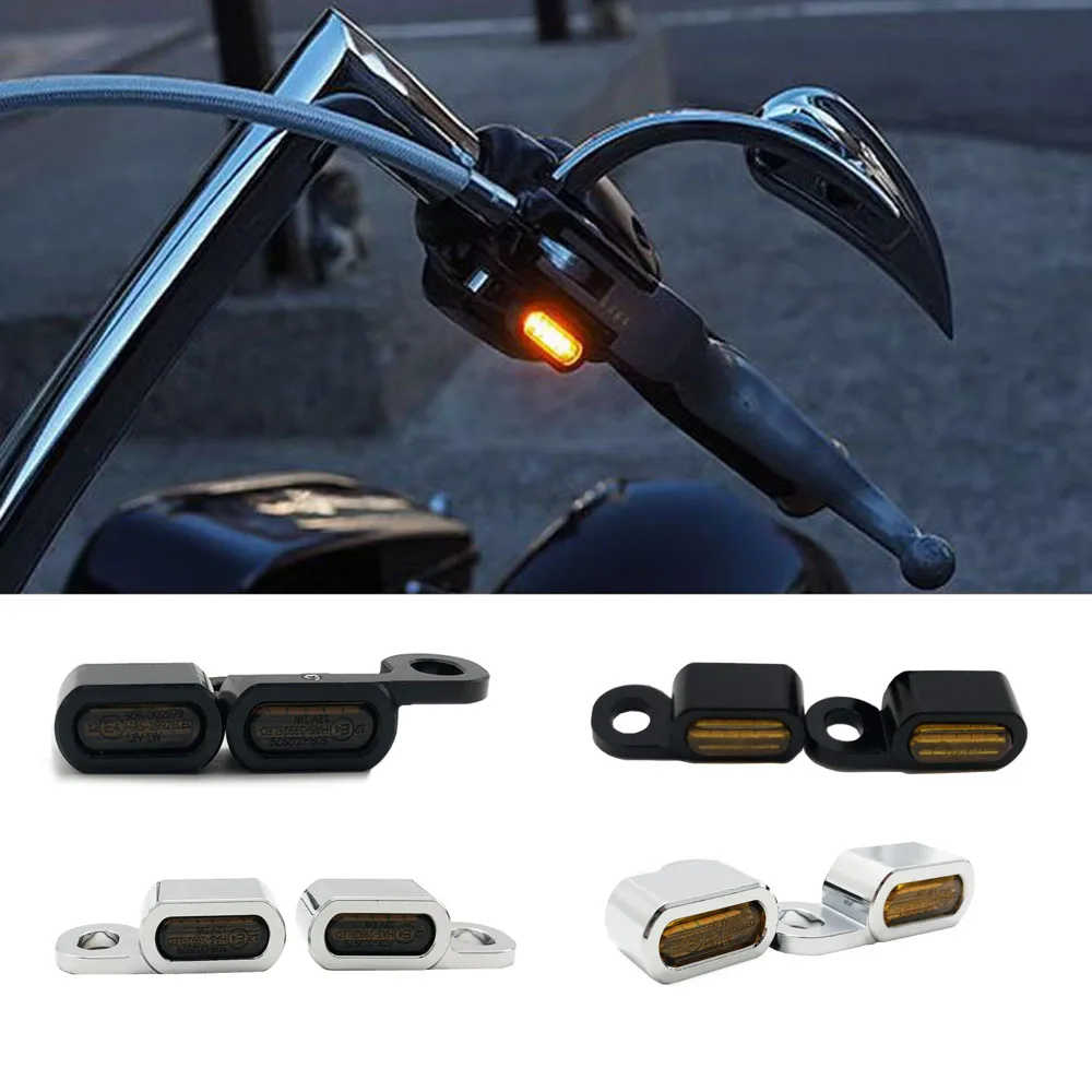 Rankenos LED Gabaritiniai Žibintai Posūkio Signalo Harley Sportster Turistinis Softail Mechaninė Sankaba Hidraulinė Sankaba