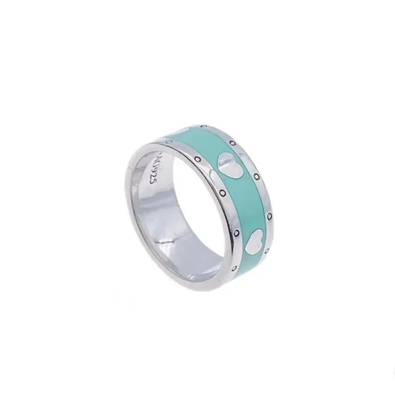 925 Sterlingas Sidabro, Emalio Žiedas originalaus dizaino papuošalai, vyrų ir moterų žiedas Porų dovana