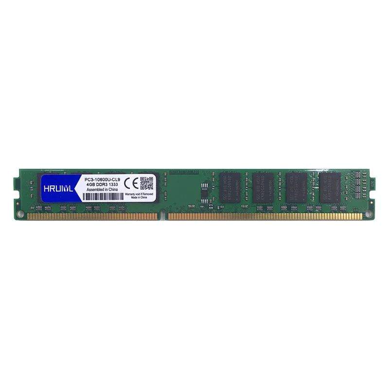 HRUIYL PC3 10600 DDR3 8GB 4GB 2GB 1333MHz 240 pin 1,5 V Darbalaukio ram dimm PC Atmintį Memoria PC3-10600U 1333 MHz, 2G, 4G, 8G CL9