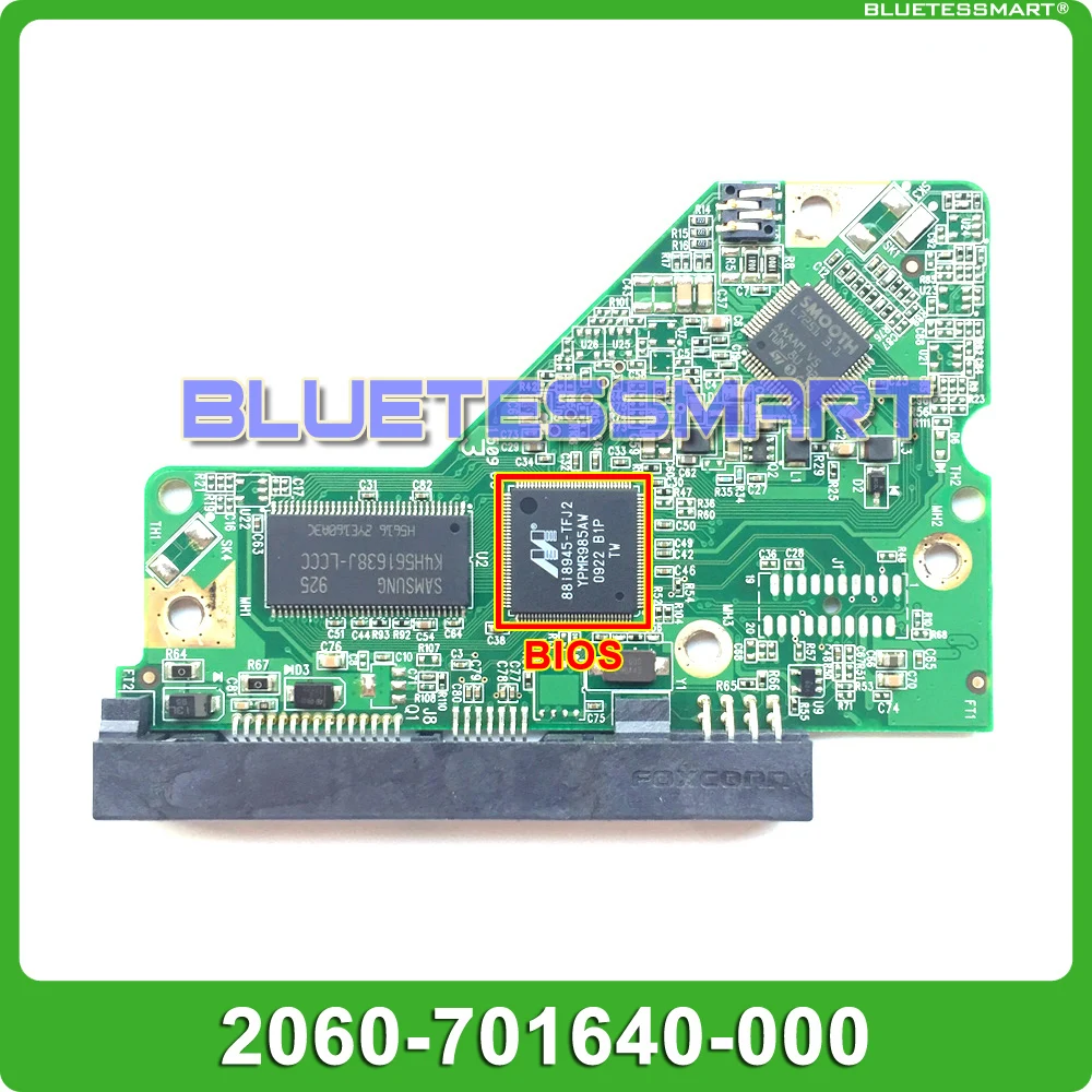 HDD PCB logika valdybos 2060-701640-000 REV P1 (WD 3.5 SATA kietąjį diską remontas, duomenų atkūrimo 2061-701640-B00