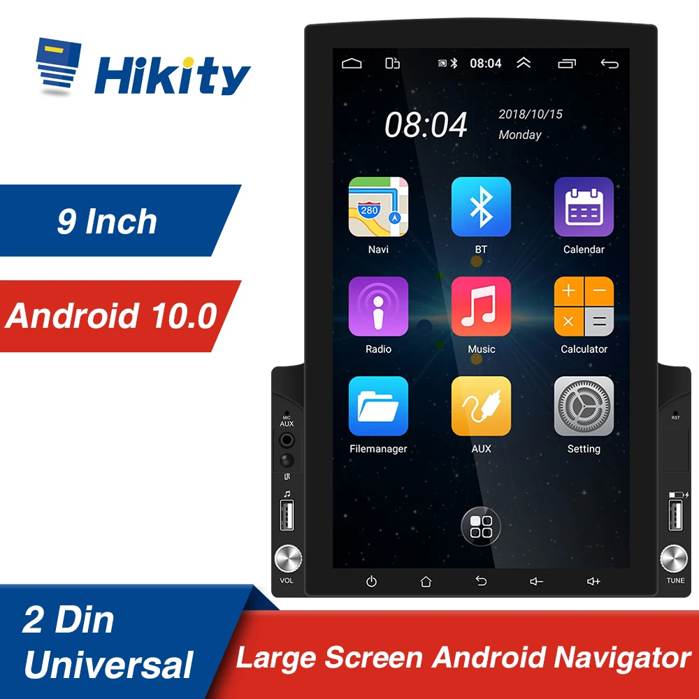 Hikity Android 10.0 2 Din Car Multimedia player 9.7