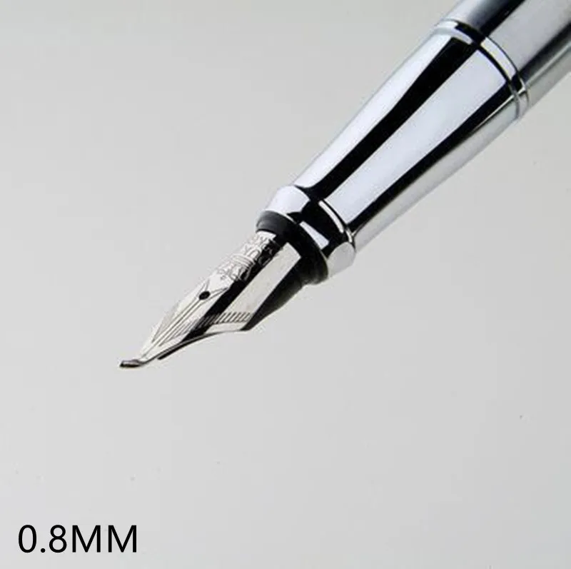 Aukštos kokybės rašalo Rašiklis 0,5 mm standartinė plunksnų + 0,8 mm išlenktas plunksnų fontanas pen, dovanų aukštos kokybės meninės pen KUNIGAIKŠČIO 209