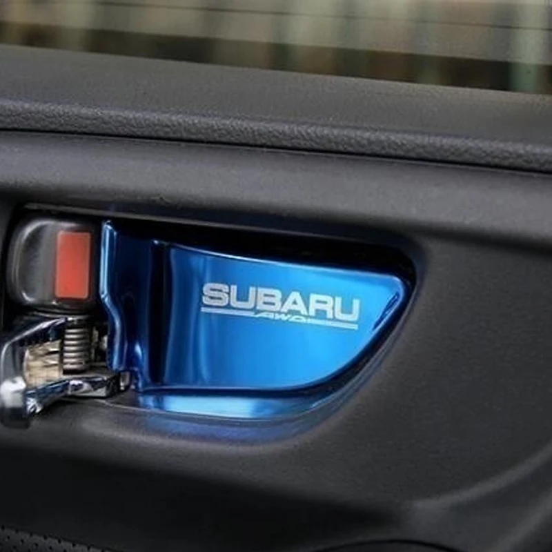 Automobilių Reikmenys Durų Rankena Dubenėlį, Padengti Pleistras apdaila už Subaru Forester Xv Legacy Outback Impreza StI STI 2013-2017 automobilių stilius