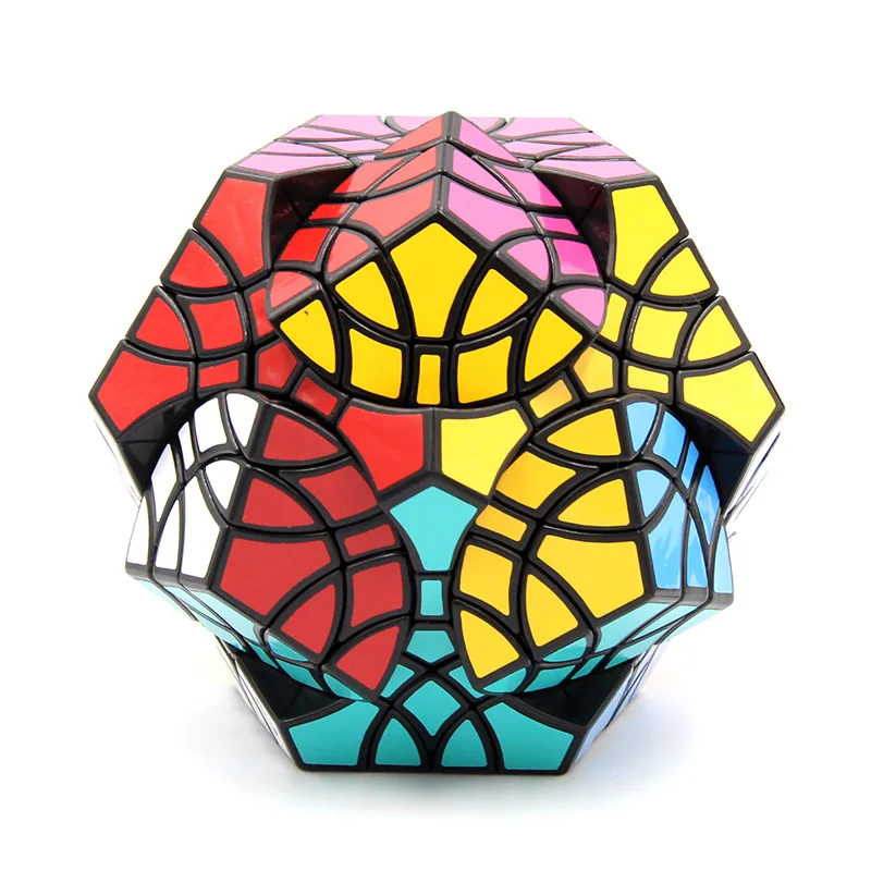 AJ Raudona Medvilnės Kreivi Dino Megaminxeds Magic Cube Dodecahedron Profesinės Neo Aukštos Sunku Surinkimo Greitis Dėlionės