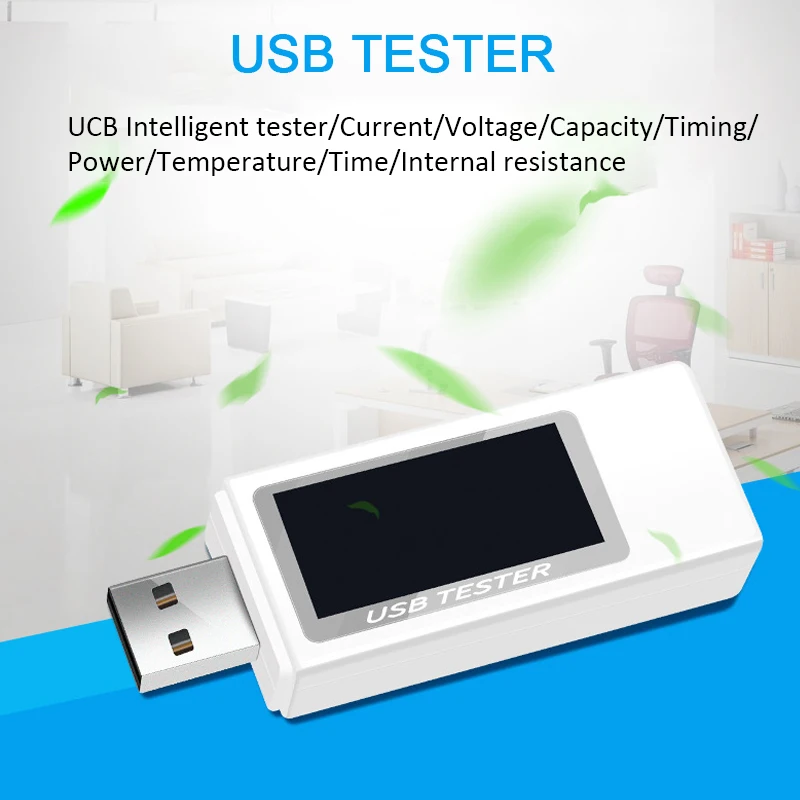7in1 USB Testeris Namų USB Lizdas, Voltmeter Ammeter Baterija Testeris Įtampos Baterijos Įkrovimo Priemonė, Kabelių Atsparumas Testeris