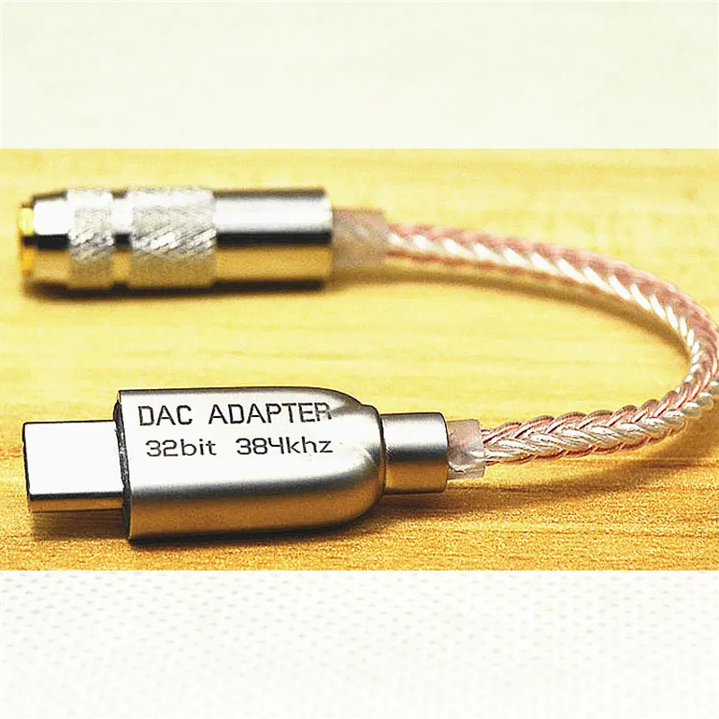 USB Tipas-C-3.5 mm HiFi Skaitmeninis Ausinių Stiprintuvo Dekodavimo DAC Garso Adapterio Kabeliu, Skirta 