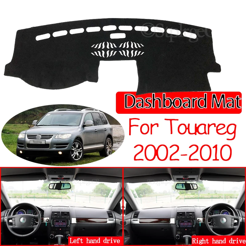 Volkswagen VW Touareg 2002~2010 7L neslystantis prietaisų Skydelio Kilimėlis Padengti Trinkelėmis skėtį nuo saulės Dashmat Kilimų Priedai 2004 m. 2005 m. 2006 m. 2008 m.