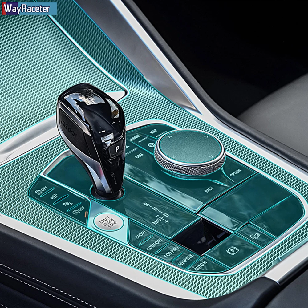 Automobilių Vidaus reikalų Centrinės Konsolės Įrankių, prietaisų Skydelio Savarankiškai Gijimas TPU Lipdukas Permatomos Apsauginės Plėvelės BMW X6 G06 2020 Priedai