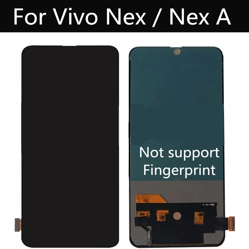 TFT LCD Vivo Nex / Nex A / Nex S Priekinis LCD Ekranas Jutiklinis Ekranas skaitmeninis keitiklis Asamblėjos Pakeisti telefono 6.59