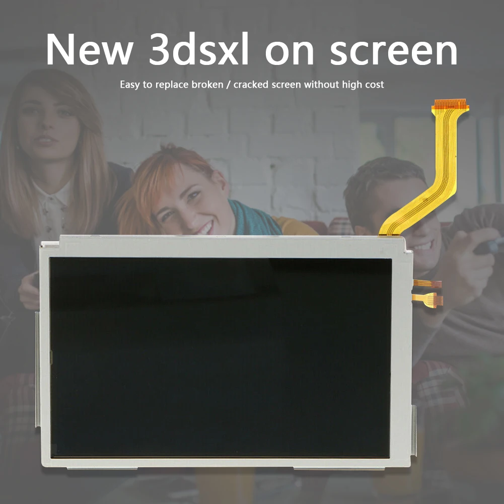 Už Naujas Nintendo 3DS XL LL Viršų Viršutinę LCD Ekrano Pakeitimo Dalis