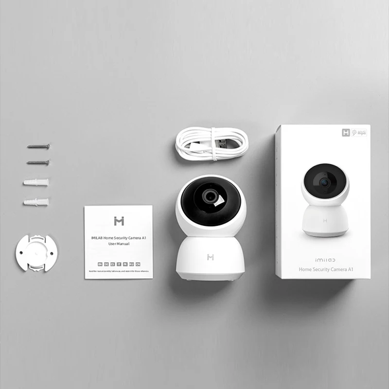 [Global Versija] IMILAB A1 Smart IP Kamera 3MP 1296P 2K 360° PTZ ir SPINDULIŲ Naktinio Matymo Home Security Spalvotas Ekranas