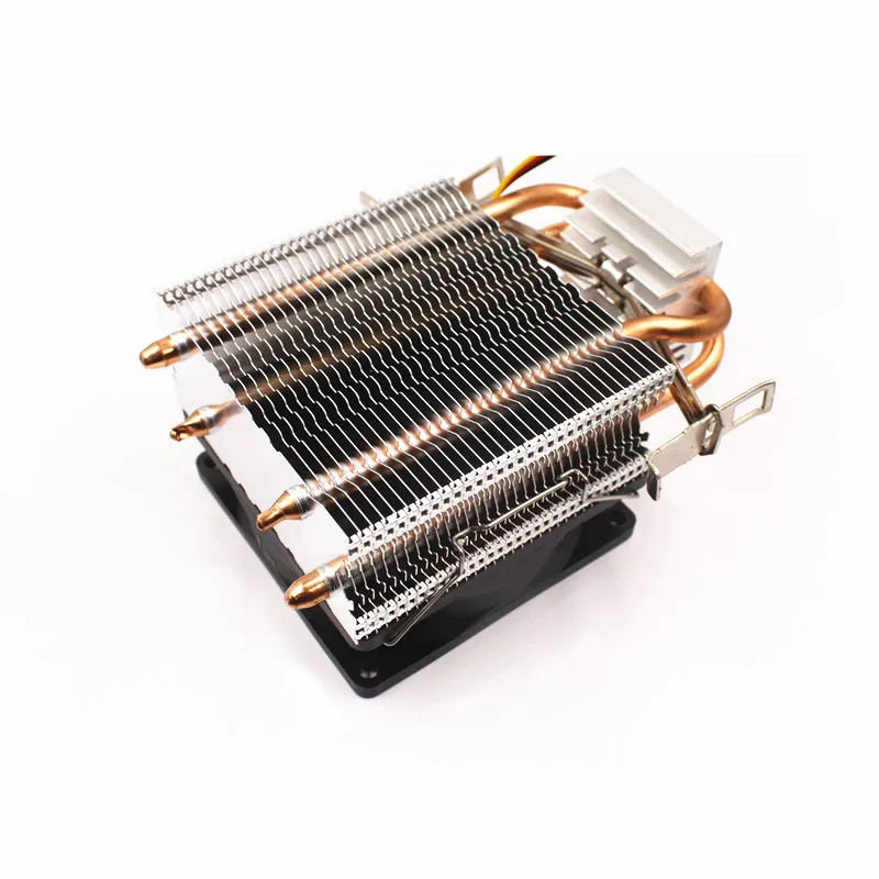 Gryno vario 2 heat pipe CPU radiatoriaus 80MM PWM RGB itin tylus ventiliatorius universalus LGA 775 1155 1366 AMD3 AM4 LGA X79 X99 2011 CPU VENTILIATORIUS