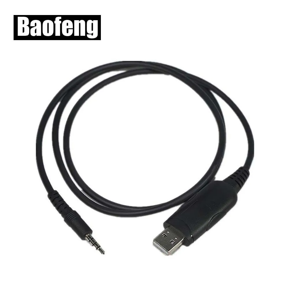 Prekės Baofeng USB Programavimo Kabelis duomenų kabelis BAOFENG UV-3R Du Būdu Radijo Su CD