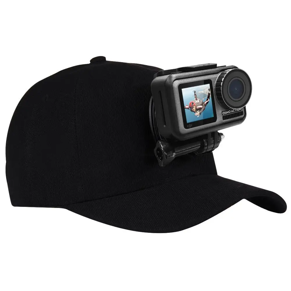 Beisbolo kepurė su Greito atjungimo Sagtis Mount Suderinamas su GoPro MAX/Hero 9/8/7/6/5/4/3 Plius/3/DJI OSMO Veiksmo Kameros