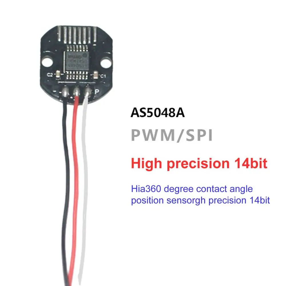 AS5048 Magnetiniai Kodavimo Rinkiniai PWM ir SPI Sąsaja Tikslumo 14 Bitų Nr. Šepetėlių Laikiklį AS5048A Rotacinis Daviklis, skirtas Brushless Variklis