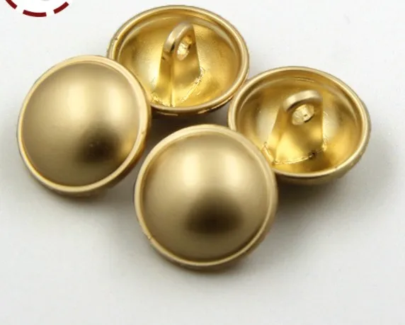 10 vienetų Aukštos kokybės Aukso metalo Grybo galva striukė mygtukai marškinėliai Megztinis mygtuką Papuošalų, Aksesuarų, 15mm Nemokamas pristatymas