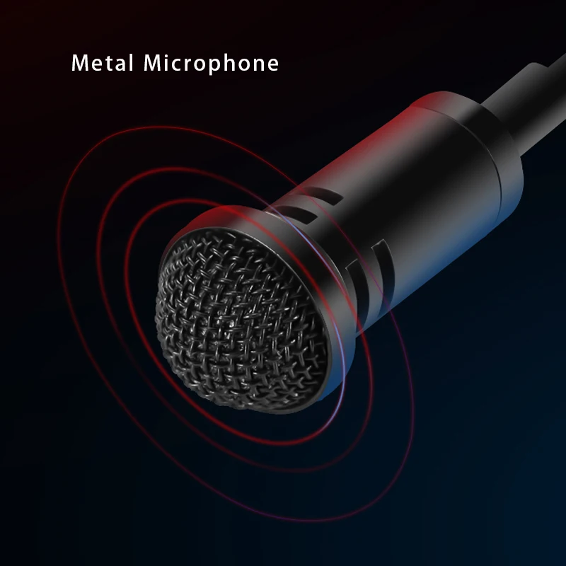 6M Įvairiakryptė Metalo Mikrofonas (3,5 mm Jack Lavalier prisegamas Mikrofonas Mini Garso Mikrofonas, skirtas Kompiuteris, Nešiojamas Mobilusis Telefonas