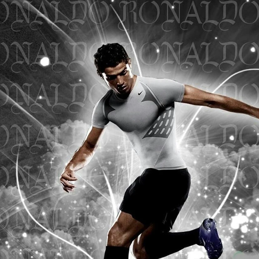 Naujas 5D PASIDARYK pats Visiškai Apvalus Deimantas Tapybos Futbolo Žvaigždė Cristiano Ronaldo 3D Siuvinėjimo Kryželiu Mozaikos Namų Dector Meno YC76