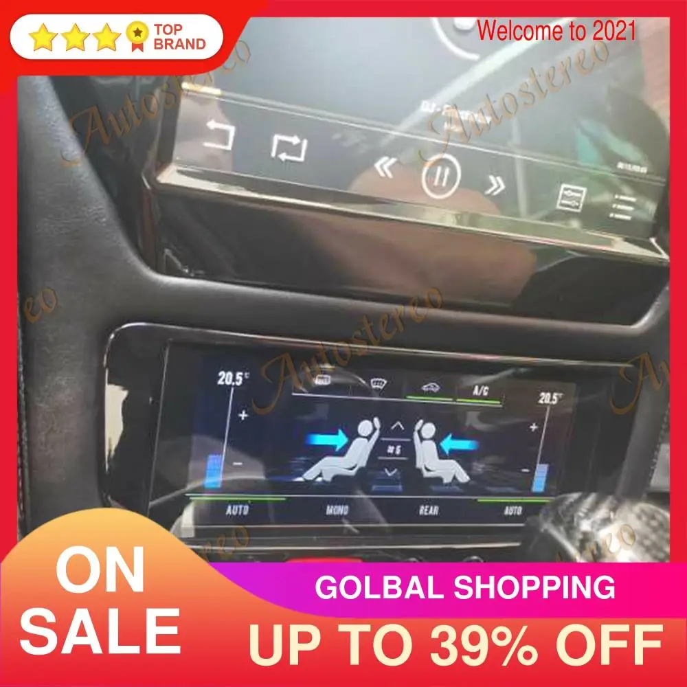 Už Maserati GT/GC GranTurismo Automobiliu Aircon Valdybos Android9 Headunit Ekrano Anglies Pluošto Multimedijos Grotuvas GPS Navigaciją AutoRadio