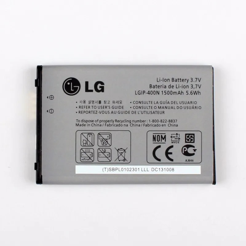Originalus LGIP-400N Baterija LG OPTIMUS M/C/U/V/T/S/1 VM670 LS670 MS690 P500 P509 P503 P520