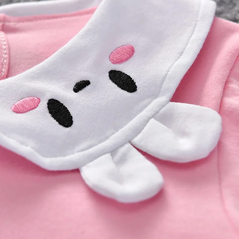 2021 m. Pavasario Vaikams\ \ 's Drabužiai, marškinėliai Poleras Kūdikių marškinėliai Mergaitėms ilgomis rankovėmis Rudenį Lėlės Apykaklės Palaidinukė Mergaitei