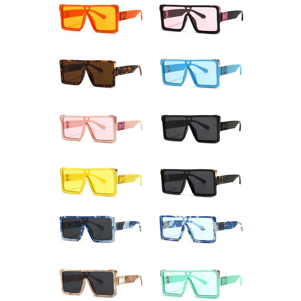 Kachawoo negabaritinių aikštė akiniai nuo saulės moterims, vienas gabalas objektyvas vyrų akiniai priedai spausdinimo mėlyna modelis karštą vasaros uv400