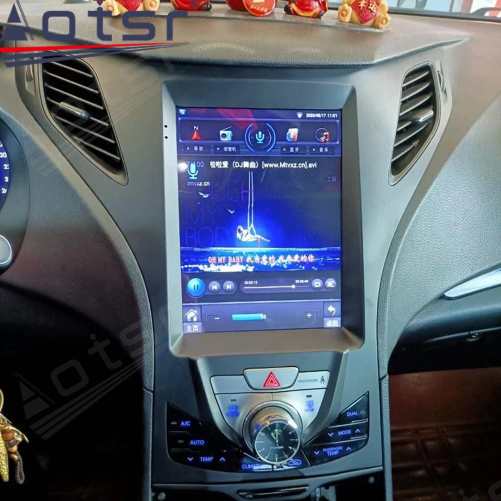 AOTSR Už Hyundai Azera 9.7 colių Android 10.0 Tesla stiliaus Automobilių GPS Navigacijos, Multimedijos Grotuvas Radijas HD Ekranas, DSP Carplay