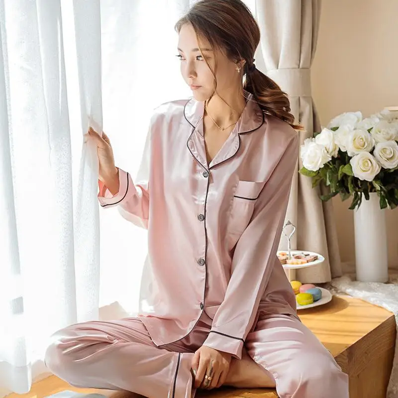 ZITY 2020 Sleepwear Moterų 'S Pižama naktiniai drabužiai Mantija Rinkiniai Pižama ilgomis Rankovėmis Nustatyti Namų Drabužiai Moterims Miego Marškinėliai Namų Drabužiai