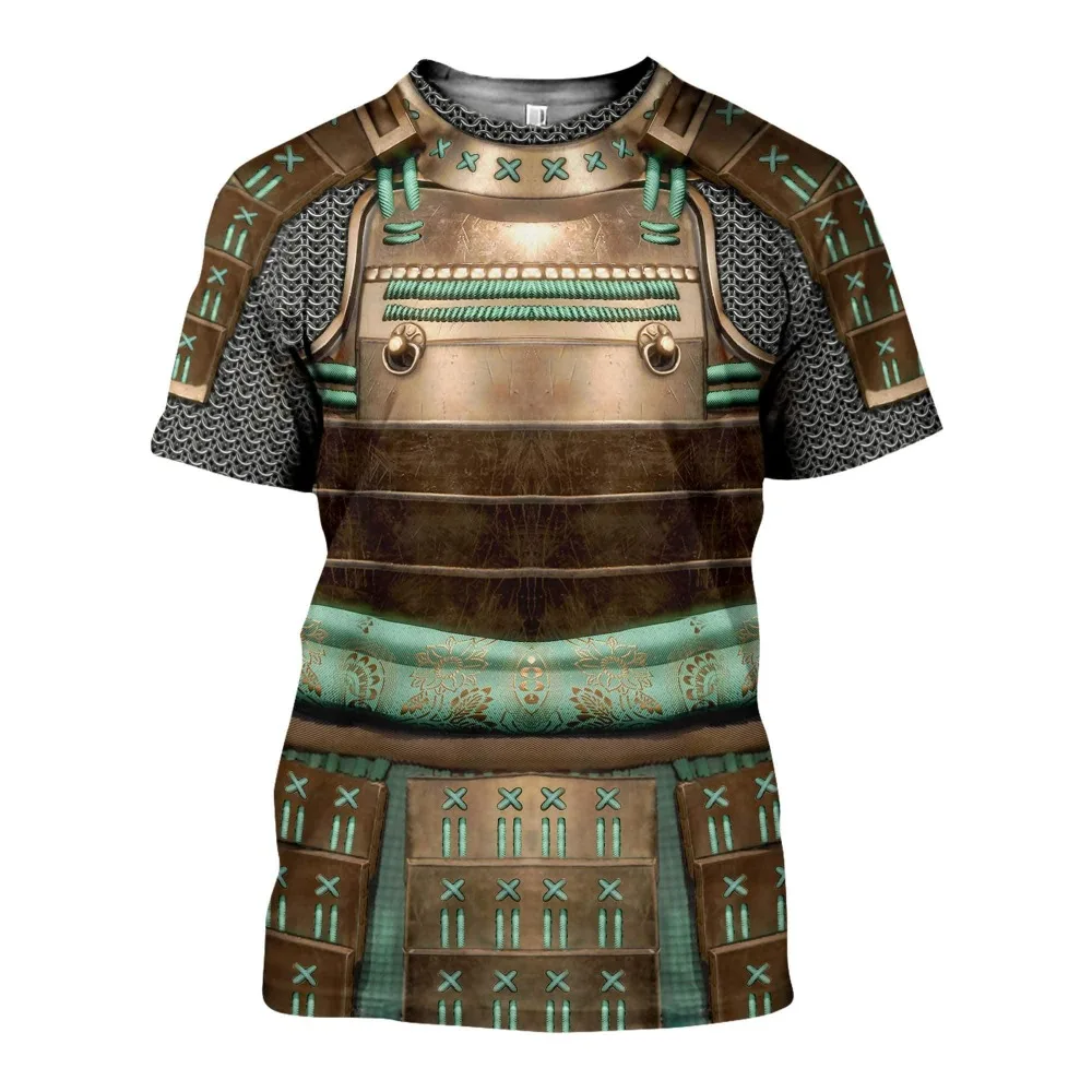 Naujas Cosplay 3D Atspausdintas Riteris Viduramžių Šarvai Vyrų marškinėliai tamplieriai Harajuku Mados marškinėliai, vasaros Atsitiktinis Unisex tees