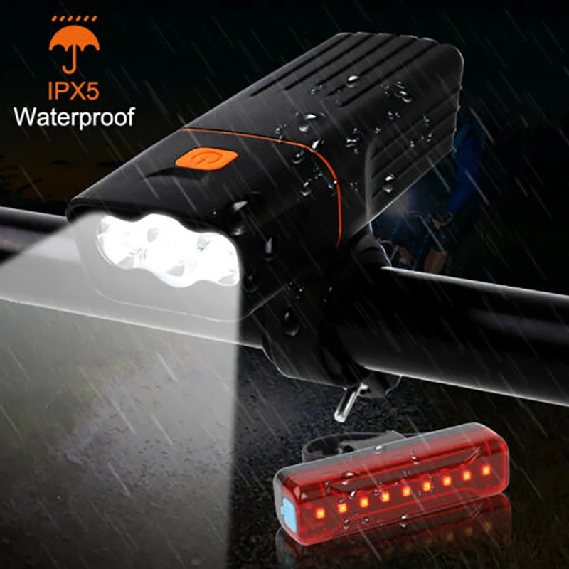 Dviračių Nuoma, Šviesos Rainproof USB Įkraunamas LED 1000LM MTB Priekinis Žibintas priekinis žibintas Aliuminio Ultralight Žibintuvėlis Dviračio Šviesos