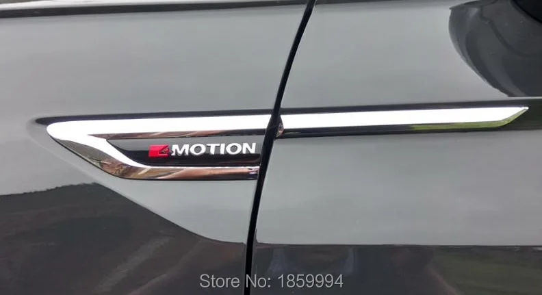 Dėl 2018 m. 2019 m. 2020 m. VW Tiguan mk2 4 Motion 4X4, 4Motion originalus durų Pusės Sparnas Sparnas Logotipas Ženklelis lipdukas Apdaila