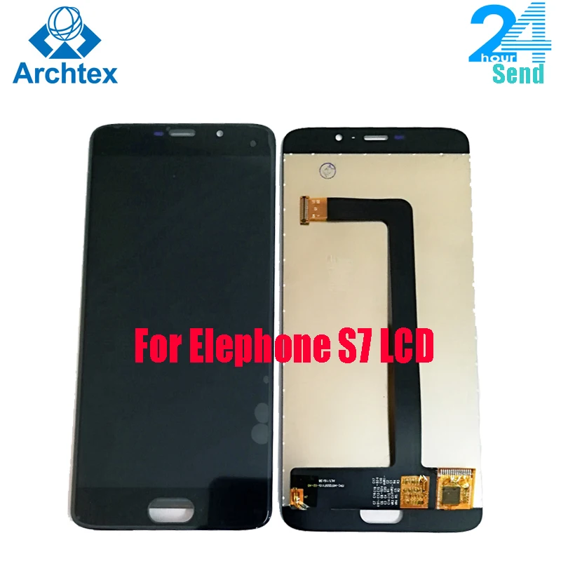 5.5 colių Originalus Elephone S7 LCD Judriojo telefono LCD+Touch Ekranas skaitmeninis keitiklis Asamblėjos Elephone S7 Telefono LCD