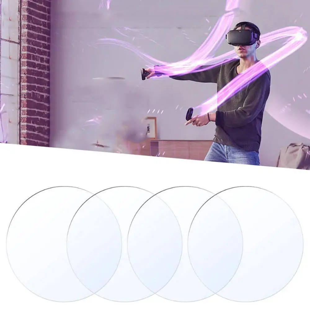 VR Priedai Oculus Quest 2 Vr Akinius TPU Minkštas Raštas Kino Quest2 Objektyvas 4pcs Kino Oculus VR HD Anti-scratch Už Fo W9E0