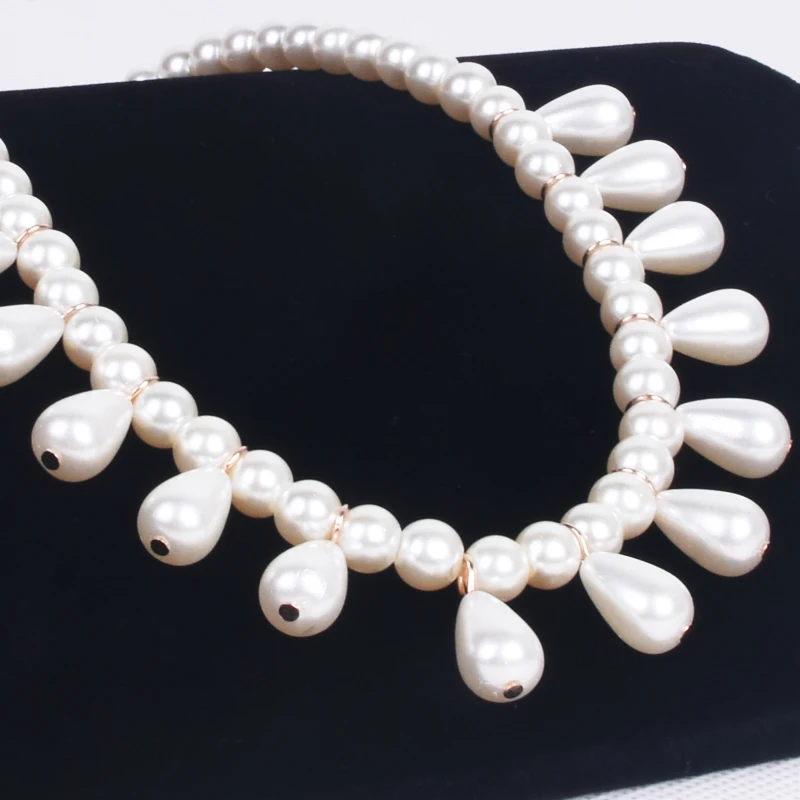 Pearl karoliai moterims marija Antuanetė karoliai, gruzijos perlas necklace18th amžiaus papuošalų Rokoko perlas karoliai