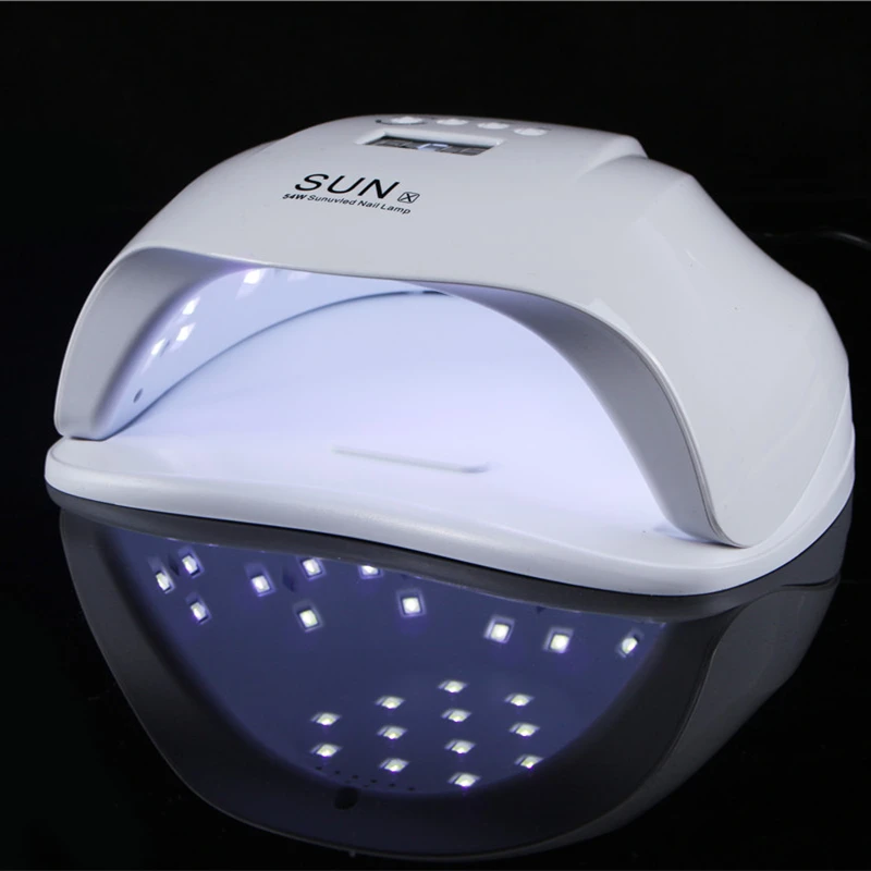 Saulė X 54W UV LED Nagų lempa su 36 led nagų džiovintuvas visi geliai su 10s 30s 60s laikmatis nagų gelis džiovintuvas lenkijos mašinos