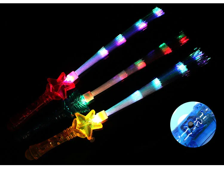 Mirksi/Šviesos/Glow/Led Žaislai stick Šalies Optinio Pluošto Strypas Light Stick Kalėdų/Helloween/Vestuvės, Kalėdos, Kalėdos