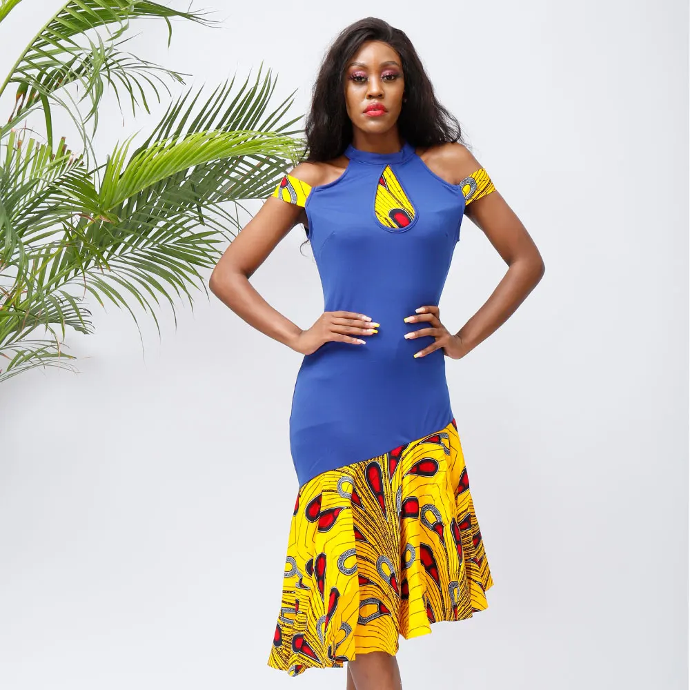 Afrikos suknelės moterims mados Apynasrio Suknelė Seksualus Slim suknelė Afrikos seksualus šalis suknelė Afrikos suknelės
